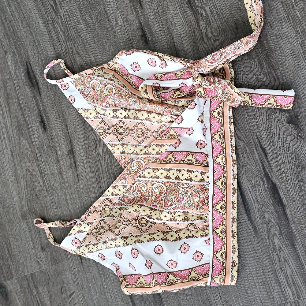 Bohemian Print Crop Top